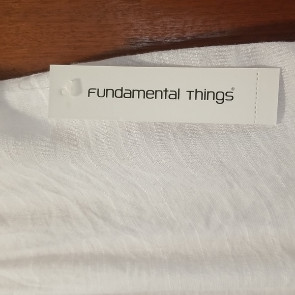 Fundamental Things sleeveless top blouse size S color white - Picture 5 of 14